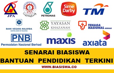 SENARAI BIASISWA TERKINI LEPASAN SPM/STPM 2021 | Biasiswa 2021